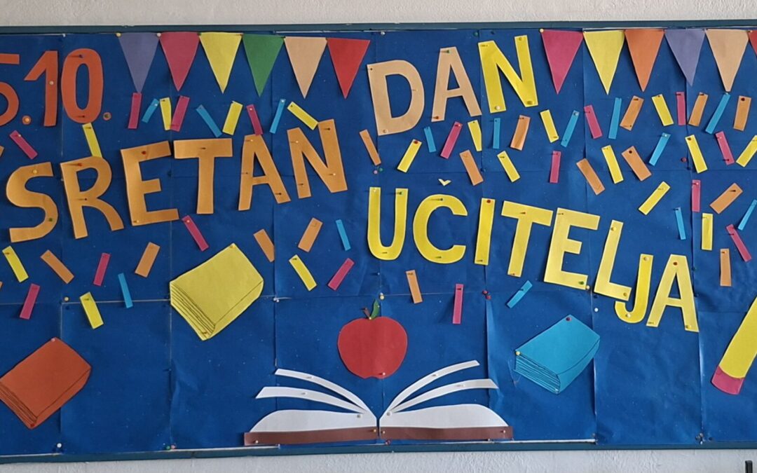 Sretan Svjetski dan učitelja!